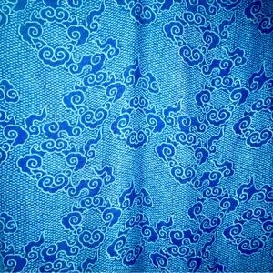 Shanghai Tang Scarf Cashmere Blue Shawl